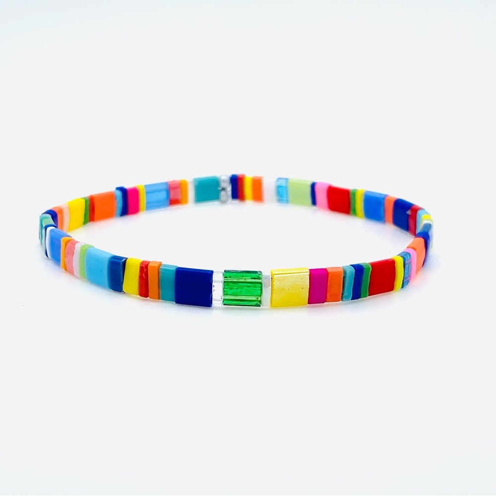Miyuki Tila Bead Bracelet